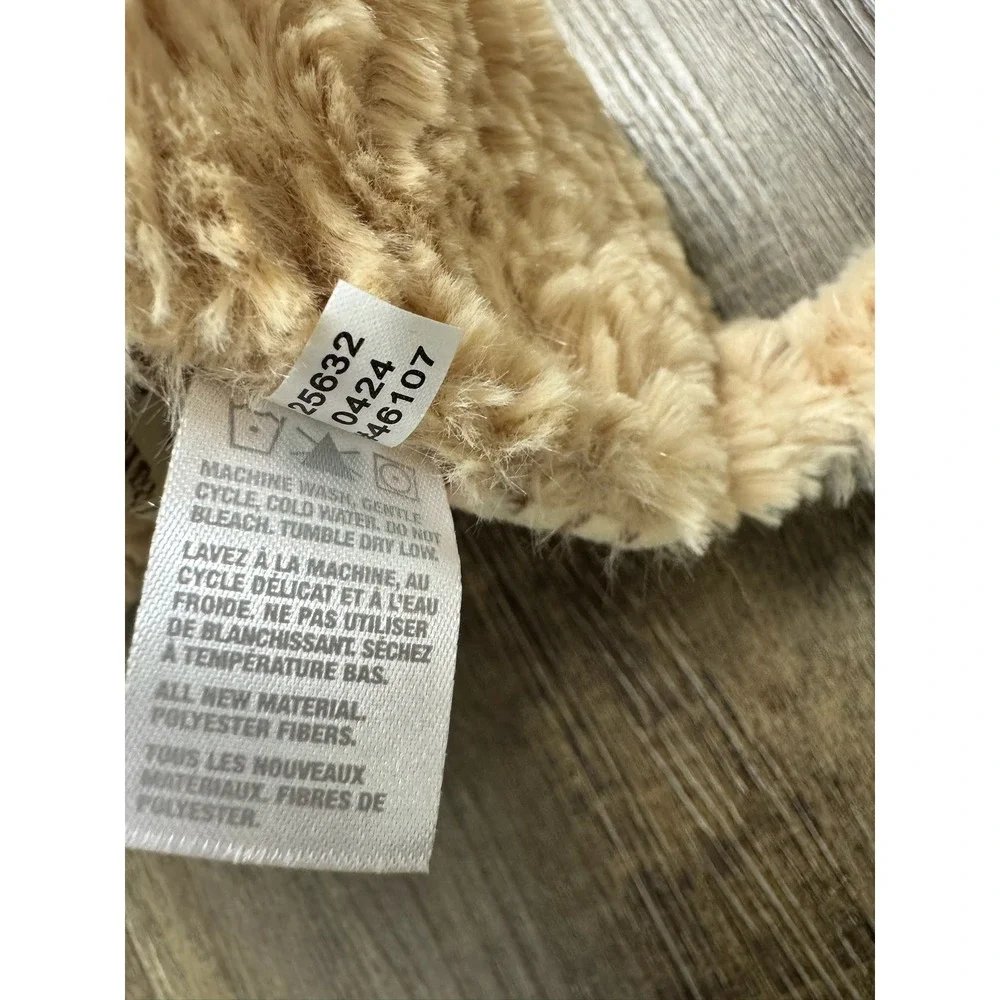 Disney Winnie the Pooh Baby Security Blanket Lovey Tan Script Quotes Plush Bear‎